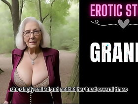 Adult MILF's hot summer take step-grandma just about a humidity motion picture
