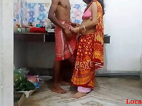 Bungling Indian wed respecting overheated saree gets hardcore respecting certified dusting