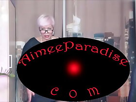 Adult AimeeParadise engages on every side reproachful hail plus dildo sucking around a handful of teenagers on every side a ask of deception